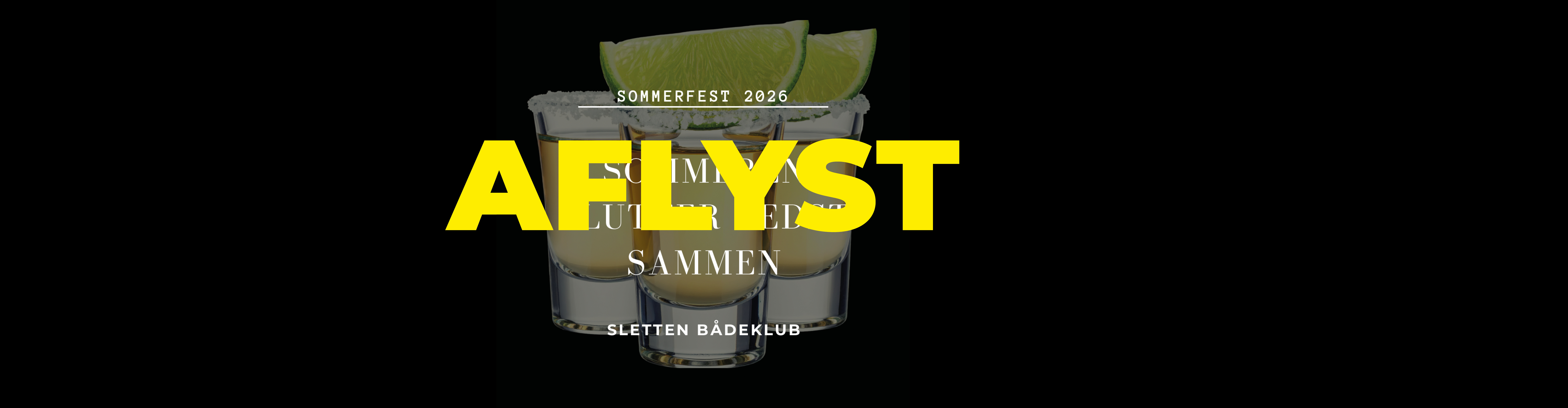 AFLYST: Sommerfest den 21. august