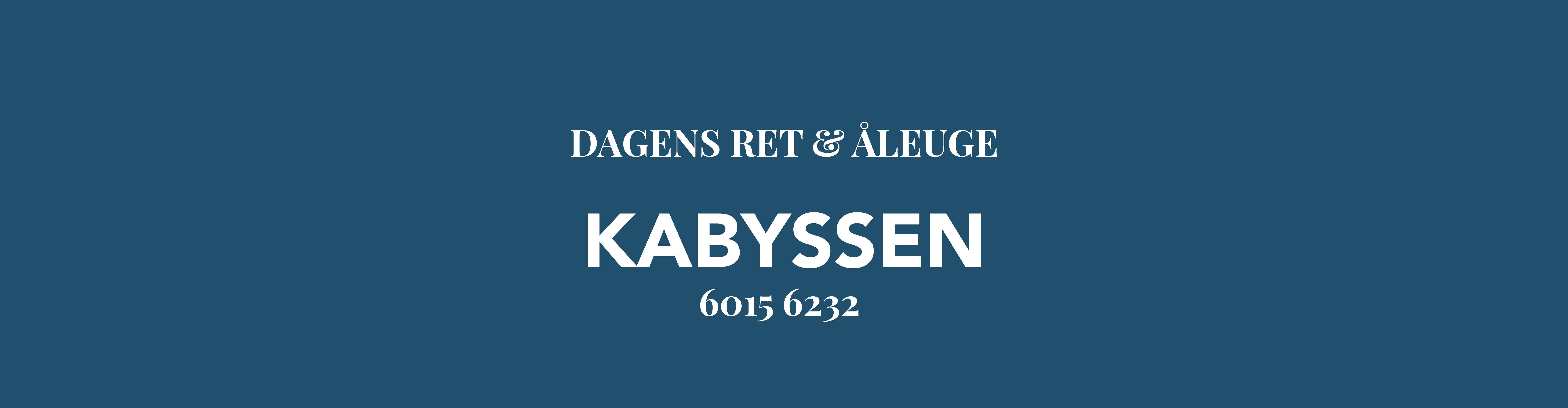 Dagens ret og Åleuge