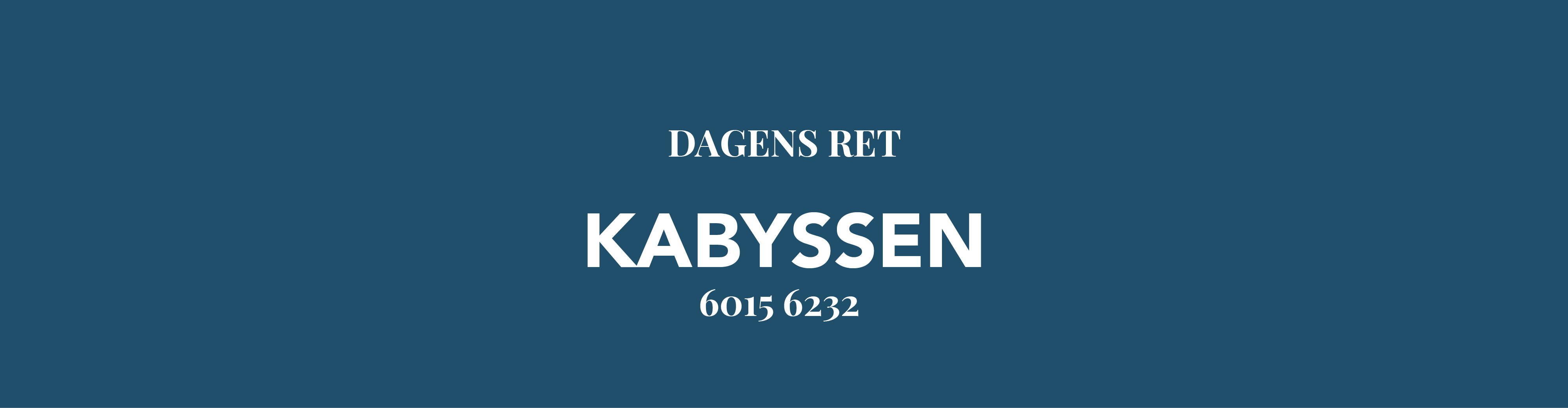 Dagens ret uge 32