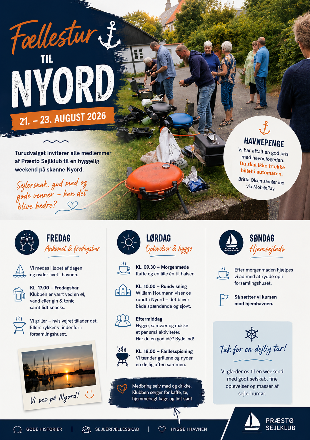Nyord turen nærmer sig med hastige skridt