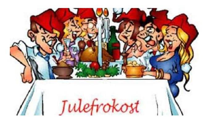 Husk tilmelding til Julefrokost senest 18 januar